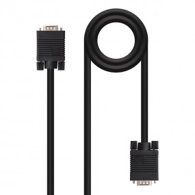 Cable SVGA, HDB15/M-HDB15/M, negro, 5.0m