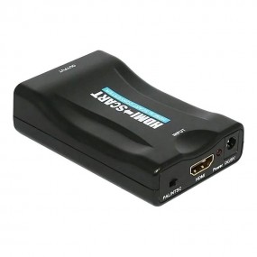 Convertidor SCART a HDMI, Adaptador convertidor de Audio y vídeo